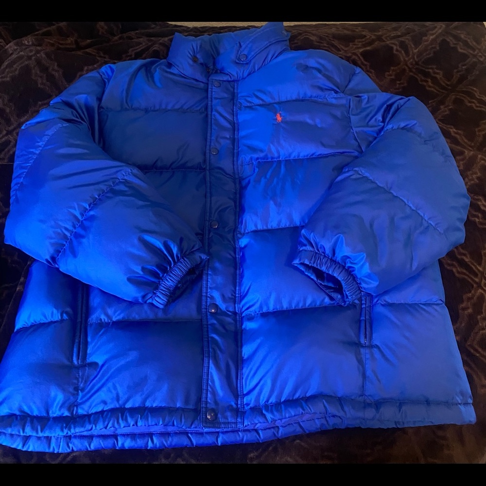 Polo by Ralph Lauren Vibrant Blue Puffer Jacket